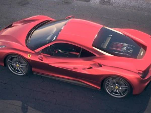 Ferrari 488 GTB 2017 3D Model