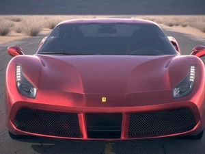 Ferrari 488 GTB 2017 3D Model