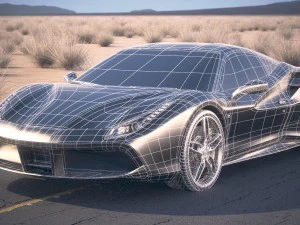 Ferrari 488 GTB 2017 3D Model