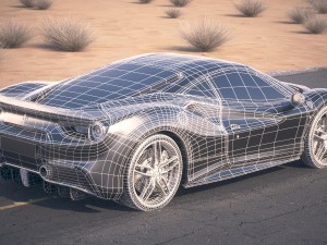 Ferrari 488 GTB 2017 Model 3D