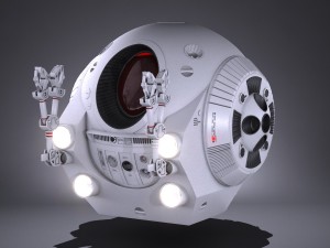 Eva Pod Space Odyssey 2001 3D 모델