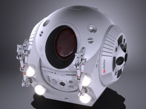 Eva Pod Space Odyssey 2001 3D Model