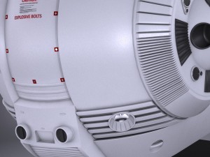 Eva Pod Space Odyssey 2001 3D Model