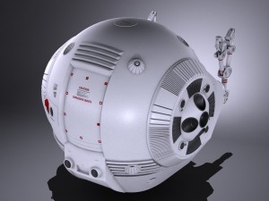 Eva Pod Space Odyssey 2001 3D Model