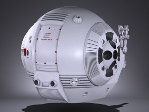 Eva Pod Space Odyssey 2001 3D Model