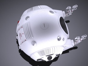 Eva Pod Space Odyssey 2001 3D Model