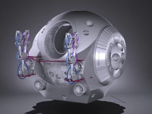 Eva Pod Odissea nello spazio 2001 Modello 3D