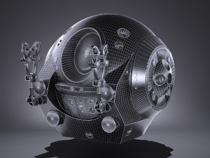Eva Pod Space Odyssey 2001 3D Model