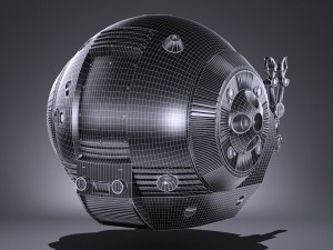 Eva Pod Space Odyssey 2001 3D Model