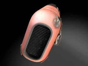 Star Wars Reys Speeder 3D Model