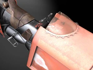 Star Wars Reys Speeder 3D Model