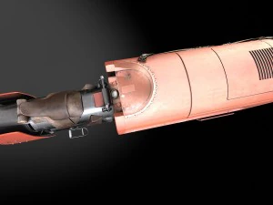 Star Wars Reys Speeder 3D Model