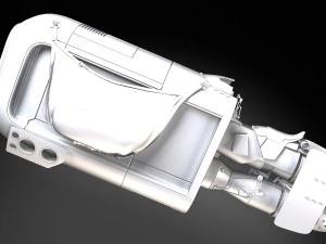 Star Wars Reys Speeder 3D Model