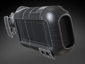 Star Wars Reys Speeder 3D Model