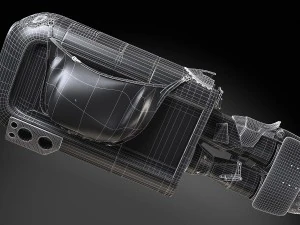 Star Wars Reys Speeder 3D Model