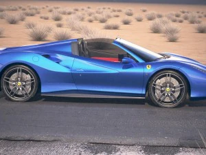 Ferrari 488 GTB Spider 2017 3D Model