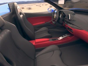 Ferrari 488 GTB Spider 2017 3D Model