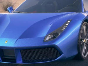 Ferrari 488 GTB Spider 2017 3D Model