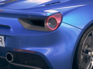 Ferrari 488 GTB Spider 2017 3D Model
