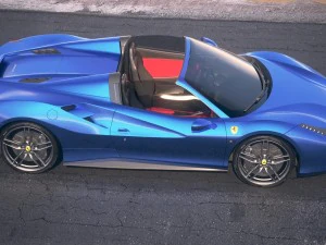 Ferrari 488 GTB Spider 2017 3D Model