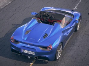 Ferrari 488 GTB Spider 2017 3D Model