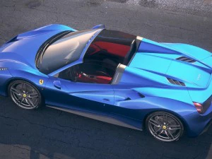 Ferrari 488 GTB Spider 2017 3D Model