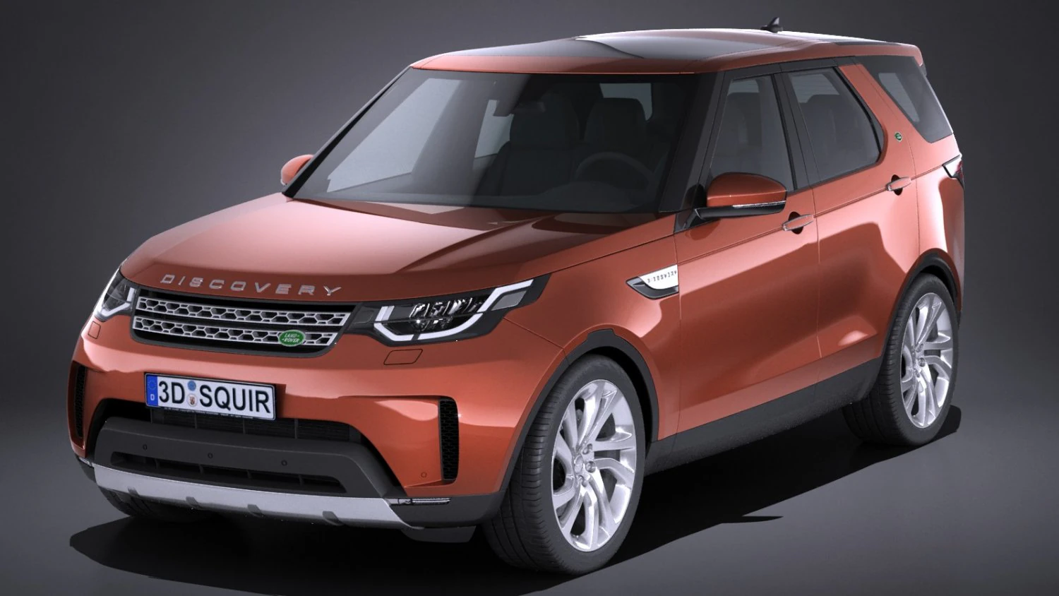 Land Rover Discovery 2017 3D Model .c4d .max .obj .3ds .fbx .stl .blend 