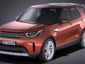 Land Rover Discovery 2017 3D Model