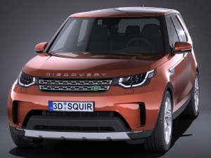 Land Rover Discovery 2017 3D Model