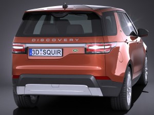 Land Rover Discovery 2017 3D Model