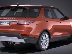 Land Rover Discovery 2017 3D Model