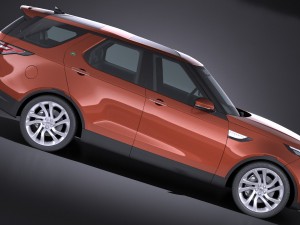 Land Rover Discovery 2017 3D Model
