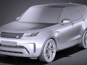 Land Rover Discovery 2017 3D Model