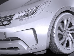 Land Rover Discovery 2017 3D Model