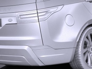 Land Rover Discovery 2017 3D Model