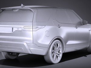Land Rover Discovery 2017 3D Model