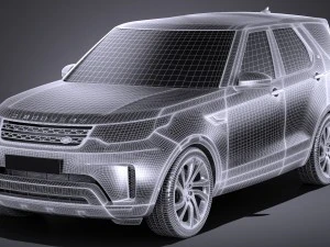 Land Rover Discovery 2017 3D Model