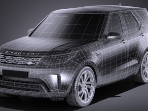 Land Rover Discovery 2017 3D Model