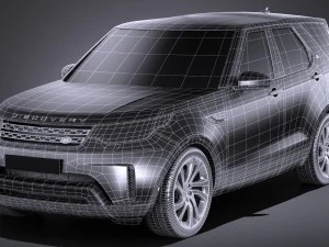 Land Rover Discovery 2017 3D Model