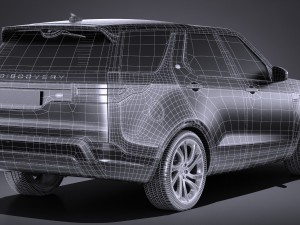 Land Rover Discovery 2017 3D Model