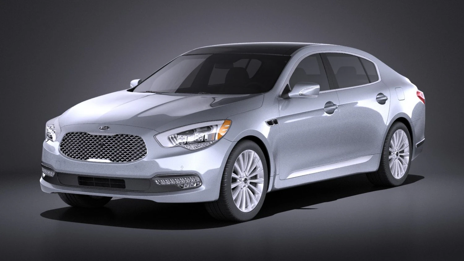 Kia K900 2017 vray 3D Model .c4d .max .obj .3ds .fbx .stl .blend 