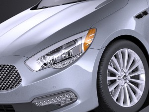 Kia K900 2017 vray 3D 模型