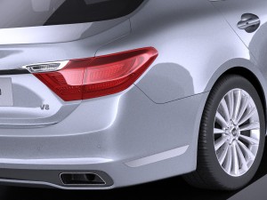 Kia K900 2017 vray 3D 模型