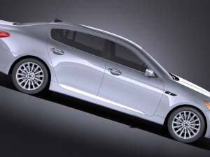 Kia K900 2017 vray 3D 模型