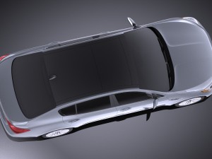 Kia K900 2017 vray 3D 模型