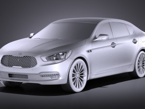 Kia K900 2017 vray 3D 模型