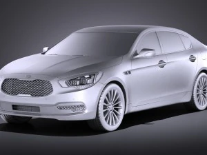 Kia K900 2017 vray 3D Model
