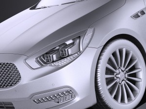 Kia K900 2017 vray 3D 模型