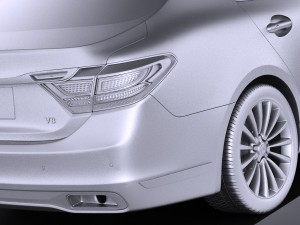Kia K900 2017 vray 3D 模型