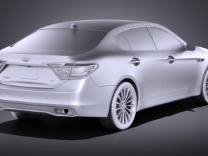 Kia K900 2017 vray 3D 模型